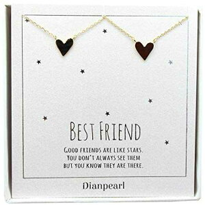 �n�[�g�l�b�N���X 2 �e�F�l�b�N���X 2 �� BFF �l�b�N���X�A�F��l�b�N���X 2 �A�S�[���h���ȃl�b�N���X�A�N���X�}�X�M�t�g�A���ƃM�t�g�n�[�g�A�o�����^�C�� DIANPEARL Heart necklace for 2 Bes
