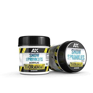 AK-Interactive Snow Sprinkles - 100ml �A�N���� 8009 - ���f���\�z�p�h���ƃc�[�� # AK-8009 AK Interactive AK-Interactive Snow Sprinkles - 100ml Acrylic 8009 - Model Building Paints and Tools # AK-8009