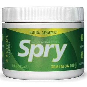 ???? ??? ??? ???? ??? ?? ?? ??? ???? ?? ??? ? (?????, 100?? - 1?) Spry Fresh Natural Xylitol Chewing Gum Dental Defense System - Aspartame-Free, Sugar-Free, Non-GMO, Gluten-Free