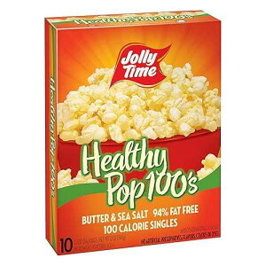 ?? ?? ?? ? ?? ?? 100??? ?? ????? ?? ?? (? ???) (10?? ??), 340g (28190001119) Jolly Time Healthy Pop Microwave Popcorn, 1.2oz Personal Bag, 10 Bags Per Carton (Healthy Pop 100's -
