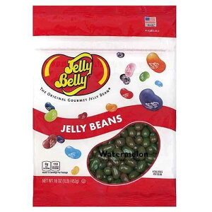 Jelly Belly Watermelon Jelly Beans - 1 �|���h (16 �I���X) �Ė����\�ȃo�b�O - �{���A�����A���������璼�� Jelly Belly Watermelon Jelly Beans - 1 Pound (16 Ounces) Resealable Bag - Genuine, Official, Straight from the S