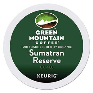 Green Mountain Coffee, Sumatra Reserve, Single-Serve Keurig K-Cup Pods, Dark Roast Coffee, 48 Count (2 Boxes of 24 Pods) Green Mountain Coffee Roasters Green Mountain Coffee, Sumatra Reserve, Single-Serve Keurig K-Cup