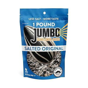 �W�����{�Ђ܂��̎�A�I���W�i���A16�I���X�i6�p�b�N�j JUMBO SUNFLOWER SEEDS, Original, 16-Ounce (Pack of 6)