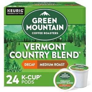 Green Mountain Coffee Roasters Vermont Country Blend Decaf, Keurig Single-Serve K-Cup Pods, Medium Roast Coffee, 96 Count