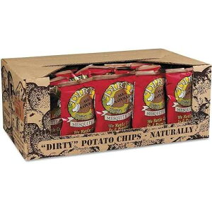 Dirty Kettle Potato Chips, Mesquite BBQ, 2 oz. Bag, 25 Count Gluten Free, Skins On, Crunchy Chips, Sweet and Smoky BBQ Flavor, Great for Lunches or Snacking on the Go Dirty Potato Chips Dirty Kettle Potato Chips