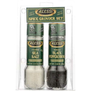 ALESSI Salt & Peppercorn Grinder Set, 2 PK