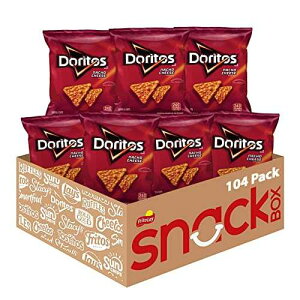 Doritos Flavored Tortilla Chips, Nacho Cheese, 1 Ounce (Pack of 104)