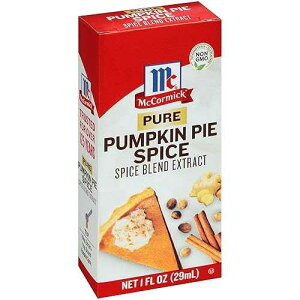 �}�R�[�~�b�N �s���A �p���v�L�� �p�C �X�p�C�X �u�����h �G�L�X�A1 �t�ʃI���X McCormick Pure Pumpkin Pie Spice Blend Extract, 1 fl oz