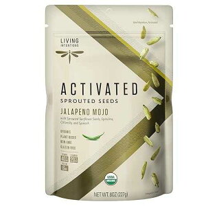Living Intentions �I�[�K�j�b�N����q�}�����̎�: �n���y�[�j�� ���z ? ���`�q�g�݊��� ? �O���e���t���[ ? �r�[�K�� ? �p���I ? �R�[�V�� ? 8 �I���X�P�� Living Intentions Organic Sprouted Sunflower Seeds: Jal
