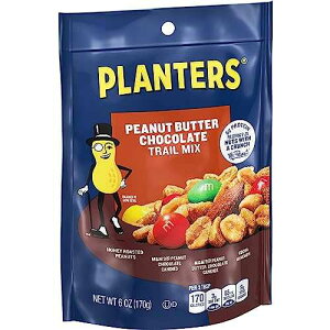 PLANTERS Peanut Butter Chocolate Trail Mix - Mixed Nuts Trail Mix Snack Packs, 6 oz Bags (Pack of 12)