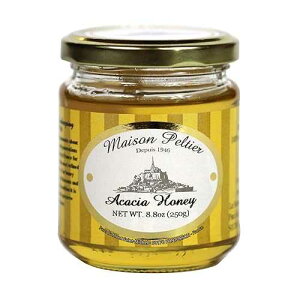 Maison Peltier�A100% �t�����X�Y���E�ې��A�J�V�A�I���A250g (8.8�I���X) �r Maison Peltier, 100% Unpasteurized French Raw Acacia Honey, 250g (8.8oz) Jar