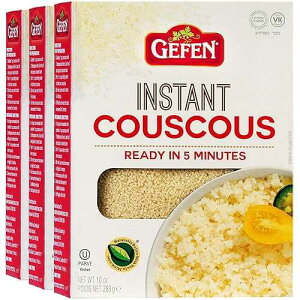 Gefen Instant Israeli Couscous, 10oz (3 Pack - Total 30oz) Made With Semolina Wheat, Ready In 5 minutes!