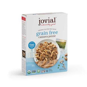 Jovial Grain-Free Cassava Penne Rigate - Penne Pasta Noodles, Cassava Pasta, Penne Pasta Organic, Paleo Pasta, Certified Gluten-Free, USDA Certified Organic, Non-GMO, High-Fiber - 8 Oz, 1 Pack