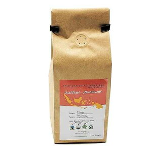 SPLIT OAK COFFEE ROASTERS Organic Timor Whole Coffee Beans 12oz, Medium Roasted Coffee, Syrupy Notes, Dark chocolate, Fair Trade, Perfectly Balanced Taste. (Single)