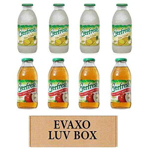 LUV BOX- �o���G�e�B �G�o�[�t���b�V�� �W���[�X 16 �I���X 8 �p�b�N�A�G�o�[�t���b�V�� �s�j���R���[�_�A�G�o�[�t���b�V�� 100% �A�b�v�� �W���[�X�B#N Evaxo LUV BOX- variety Everfresh Juice 16 oz. pack of