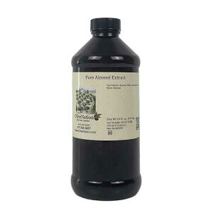 OLIVENATION Almond Extract - Non-GMO - Kosher - Gluten Free - Vegan - 16 ounces