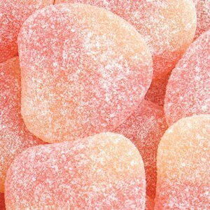 �n���{�[ �O�~ �s�[�`: 5LBS Haribo Gummi Peaches: 5LBS