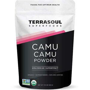 ??? ???? ???? ??? (???), 99g Terrasoul Superfoods Organic Camu Camu Powder, 3.5 Oz, Amazonian Superfruit for Immune Support, Smoothie Boost, and Vitamin C Antioxidant-Rich Recipes
