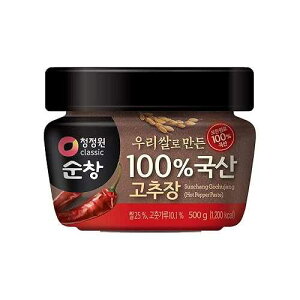 Chung Jung One �R�`���W�����y�[�X�g�A100% �؍��Y�������g�p�����v���~�A���؍��ԓ��h�q�y�[�X�g�A500g (1.1�|���h) (1 �p�b�N) Chung Jung One Gochujang Paste, Premium Korean Red Chili Paste with 100% Korean Ingredients