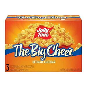 Jolly Time T Big Cheez Cheddar Cheese Microwave Popcorn, 3.2 Ounce (Pack of 3)