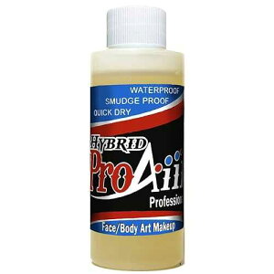 ShowOffs Body Art Face Painting Makeup ? ProAiir Water Resistant Makeup - 2.1 oz (60ml) Ghost Glo
