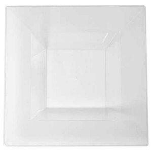 Solid Squares Square Bowl, 5 oz, Clear