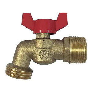 MI MADOL IMPORTS, LLC MADOL Brass Ball Valve Similar to Arrowhead 3/4 Male NPT inlet with 3/4 water hose outlet ideal for gardens and patios 79-212 - Llave de Manguera o Nariz Llave de Manguera Esfera Mariposa