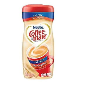 COFFEE-MATE Original Fat Free Powder Coffee Creamer 16 oz. Canister (Pack of 3) Nestle COFFEE-MATE Original Fat Free Powder Coffee Creamer 16 oz. Canister (Pack of 3)