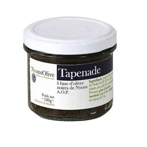 Nyonsolive - Nyons �u���b�N �I���[�u �^�v�i�[�h�A90g �r Nyonsolive - Nyons Black Olive Tapenade, 90g Jar