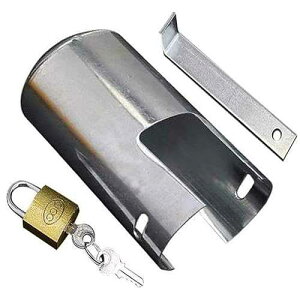 xing and Easy to Install, Faucet Lock Padlock Outdoor Faucet Lock System,Garden Hose and casing Lock and Covered Water-Saving Device, can Prevent Unauthorized use and Vandalism,