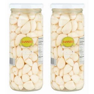 Sanniti �X�y�C���Y�j���j�N�̃s�N���X�A15.9 �I���X (2 �p�b�N) Sanniti Spanish Pickled Garlic, 15.9 Ounces (Pack of 2)