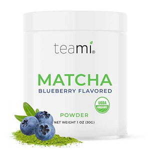 Teami �����Β��p�E�_�[ - �{���̃u���[�x���[���� - �V���O���[�h USDA �I�[�K�j�b�N - ���e�A�X���[�W�[�A�x�[�L���O�A���V�s�A�`���I�ȏ����ɍœK - �{���̓��{�Y - 30g Teami Matcha Green Tea Powder 
