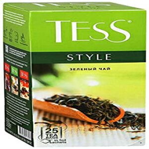 TESSSTYLEグリーンティー25ティーバッグ[ロシアから輸入] 50g TESS STYLE Green Tea 25 Tea Bags [Imported from Russia] 50g