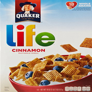 ライフシナモンシリアル 18オンス Seasonal Wrap入荷 誕生日/お祝い 14パック Quaker Cereal Life of Pack 14 18-Ounce Cinnamon