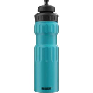 Sigg - Sports Water Bottle - WMB Sports Blue - With 3-Stage Sports Cap - Made in Switzerland - Leakproof - Lightweight - Metal - BPA Free - 25 Oz