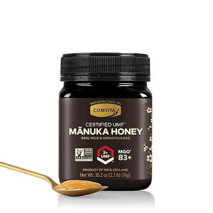Comvita Manuka Honey UMF 5+ (MGO 83+) - Raw Manuka Honey New Zealand, Pure & Unpasteurized, Superfood for Immune Health, Use in Tea, Wild, Monofloral, Non-GMO - 1kg (32.5 oz)