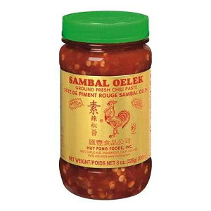 �z�C�t�H�� �T���o�� �I�G���b�N �`�� �y�[�X�g�A8 �I���X Huy Fong Sambal Oelek Chili Paste, 8 oz