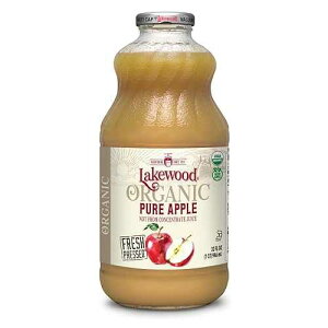 Lakewood, �I�[�K�j�b�N �s���A �A�b�v�� �W���[�X�A32 �I���X Lakewood, Organic Pure Apple Juice, 32 oz