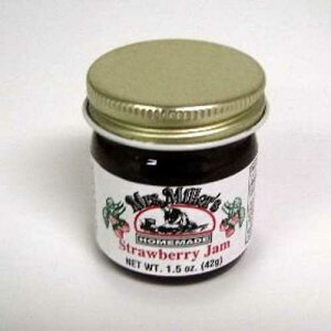�~�Z�X�E�~���[�Y ���Ɛ��������W���� (48��) Mrs. Miller's Mrs. Millers Homemade Strawberry Jam (Case of 48)