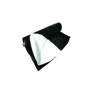 �n�C�h���t�@�[�� �u���b�N & �z���C�g �|���A10 �t�B�[�g x 100 �t�B�[�g�A4 �~�� Hydrofarm Black & White Poly, 10' x 100', 4 mil
