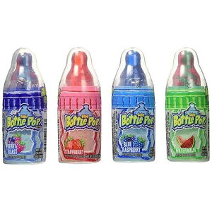 �M���r�|�b�v�L�����f�B 20 �p�b�N �����d�� 17 �I���X (480 g) Bazooka Candy Brands Baby Bottle Pop Candy 20 Pack NET WT 17 oz (480 g)