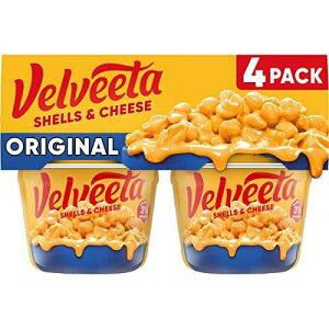 ??? ? & ?? ???? ?????? ???? ? ?? ? (4? ?, 68?? ?) Velveeta Shells & Cheese Original Microwaveable Shell Pasta & Cheese Sauce, 4 ct Pack, 2.39 oz Cups