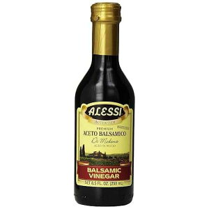 Alessi �o���T�~�R�|�A8.50�I���X�K���X�{�g�� (6�p�b�N) Alessi Balsamic Vinegar, 8.50-Ounce Glass Bottle (Pack of 6)