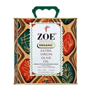 Zoe �I�[�K�j�b�N �G�N�X�g���o�[�W�� �I���[�u�I�C���A2.5 ���b�g�� Zoe Organic Extra Virgin Olive Oil, 2.5 Liters