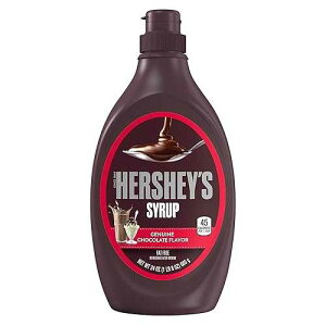 HERSHEY'S �`���R���[�g�V���b�v�A24 �I���X (8 �p�b�N) HERSHEY'S Syrup, Chocolate, Dessert Topping/Beverage Syrup, Gluten-Free, 24-Ounce Bottle (Pack of 8)
