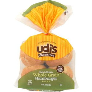 Udis �O���e���t���[�S���n���o�[�K�[�o���Y�A32 �� (1 �p�b�N) Udi's Udis Gluten Free Whole Grain Hamburger Buns ,32 Count (Pack of 1)