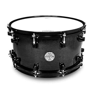 MAPEX MPML4800BMB MPX �V���[�Y ���C�v�� �X�l�A�h���� 14 x 8�A�����u���b�N�d�グ MAPEX MPML4800BMB MPX Series Maple Snare Drum 14 x 8, Transparent Black Finish