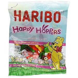 �n���{�[ �n�b�s�[�z�b�p�[�Y �O�~�L�����f�B 4�I���X (6�p�b�N) Haribo Happy Hoppers Gummy Candy 4oz (6-pack)
