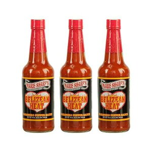 Marie Sharp's Marie Sharp�fs Belizean Heat Habanero Pepper Sauce, 10 oz | Extra Hot Gourmet Hot Sauce from Belize | All-Natural, No Artificial Preservatives | Bold Flavor with Fiery Kick (Pack of 3)