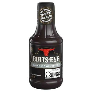 Bull's-Eye �I�[���h�E�F�X�g �q�b�R���[ BBQ �\�[�X�A425ml/14oz�A(�J�i�_�A��) Bull's-Eye Old West Hickory BBQ Sauce, 425ml/14oz, (Imported from Canada)